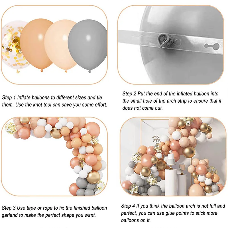 127 шт. ретро-гирлянда с воздушными шарами | Дом и сад