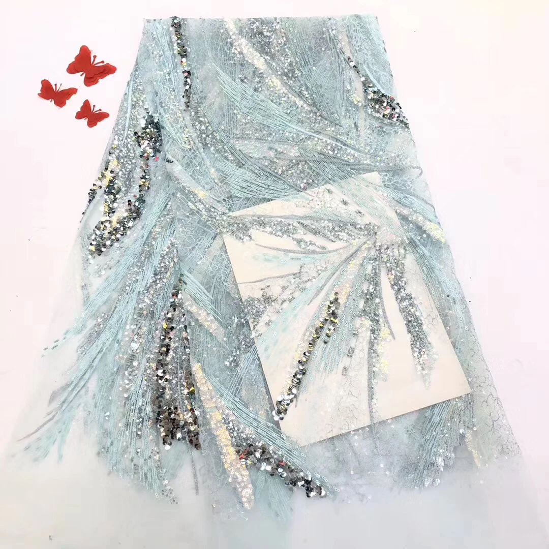 Африканская кружевная блестящая ткань 2020 Высококачественная Тюлевая подходит