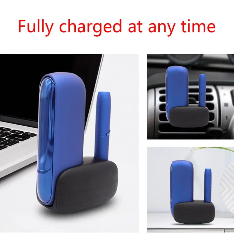 

Wood Grain Pattern Fast Charger Type C Charging Cable for IQOS 3 Car Chargers Home Office Desk Stand Holder Organizer