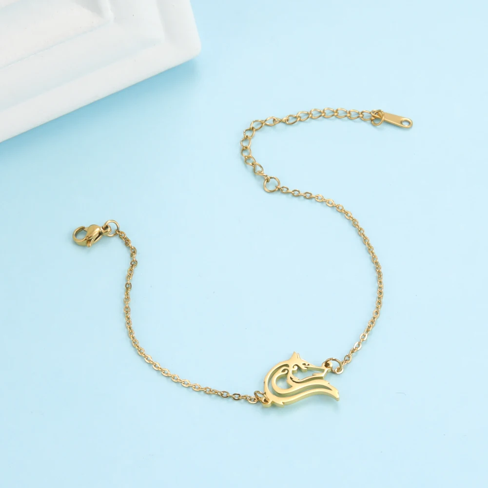 браслеты на руку женкие Teamer Браслет с волком викингов для женщин звено цепи из