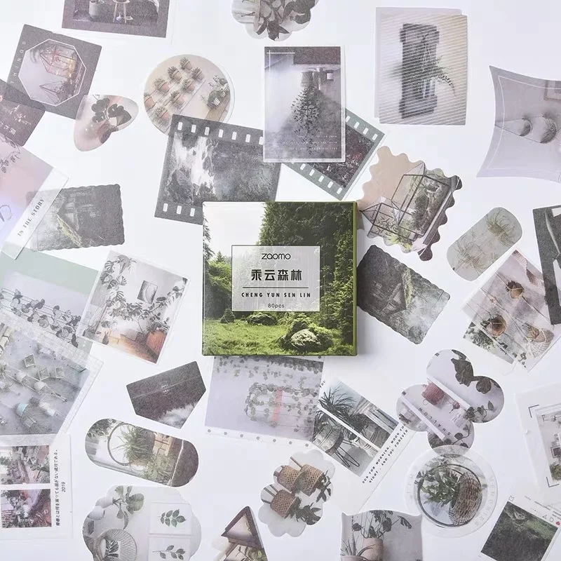78pcs Morning Gree Stuff Design Sticker As Gift Tag Wedding Decoration Scrapbooking DIY | Дом и сад