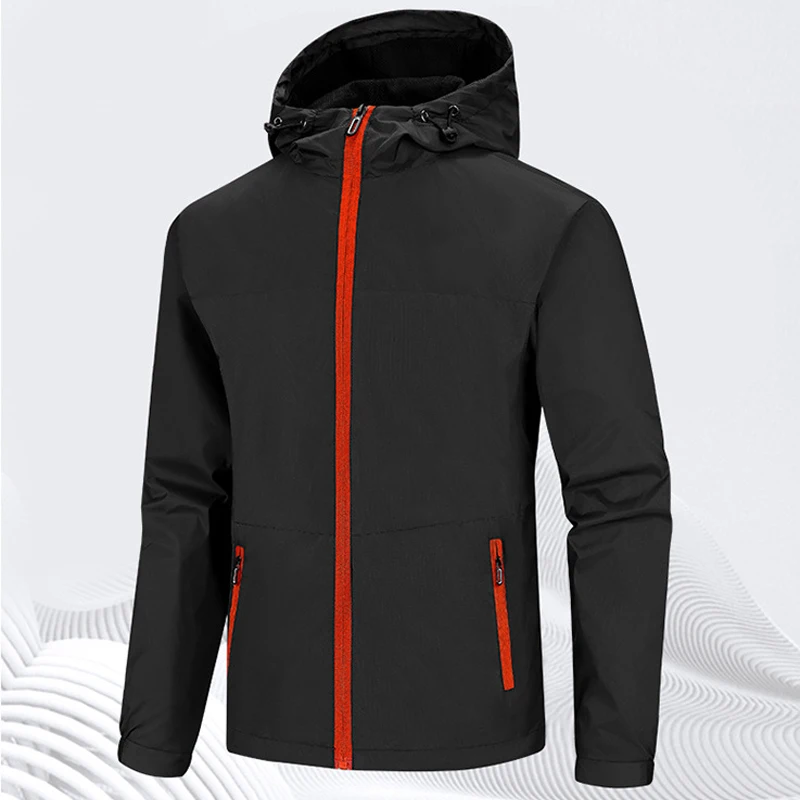 

Outdoor Sports Jacket Men Spring Summer Thin Hooded Jacket Autumn Windbreaker Coat Men Breathable Windbreaker Military Jacket