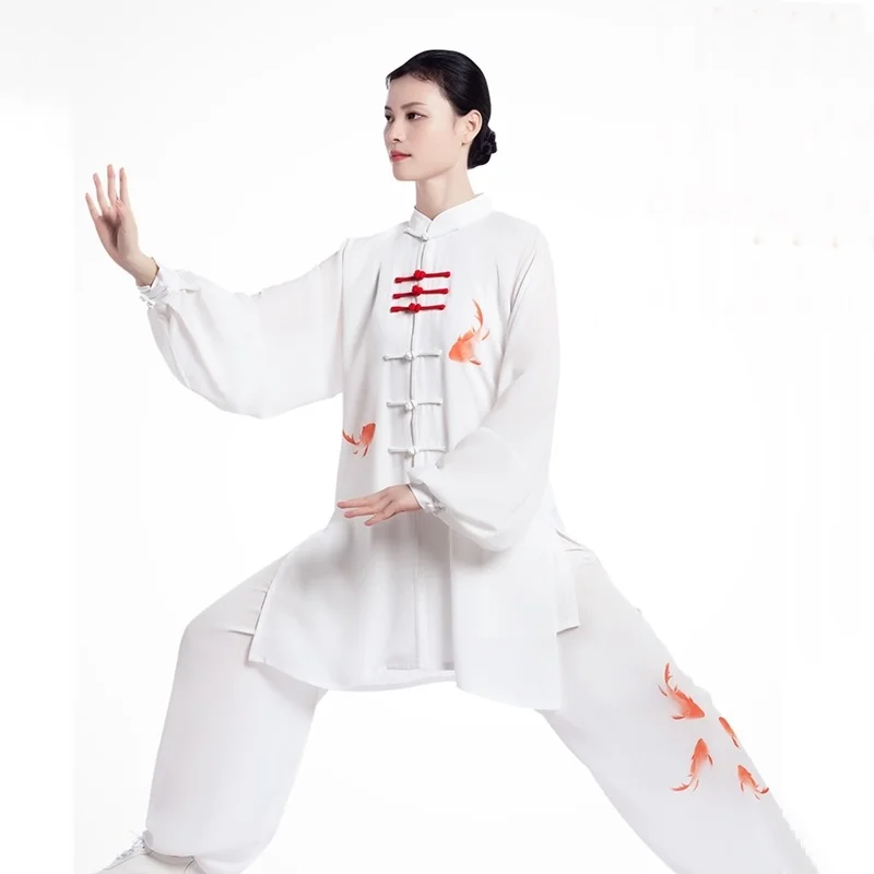 Форма тайцзи Wushu для женщин одежда весны и лета 2019 костюм Han Fu Wing Chun Tang наряд кунг