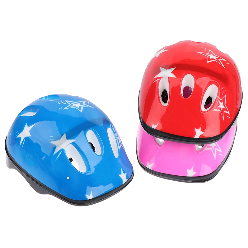 7 Buah Anak-anak Bersepeda Helm Pelindung Gear Helm Sepeda Anak Laki-laki dan Perempuan Bersepeda Riding Helm Sepeda Casco Ciclismo & Knee Pads