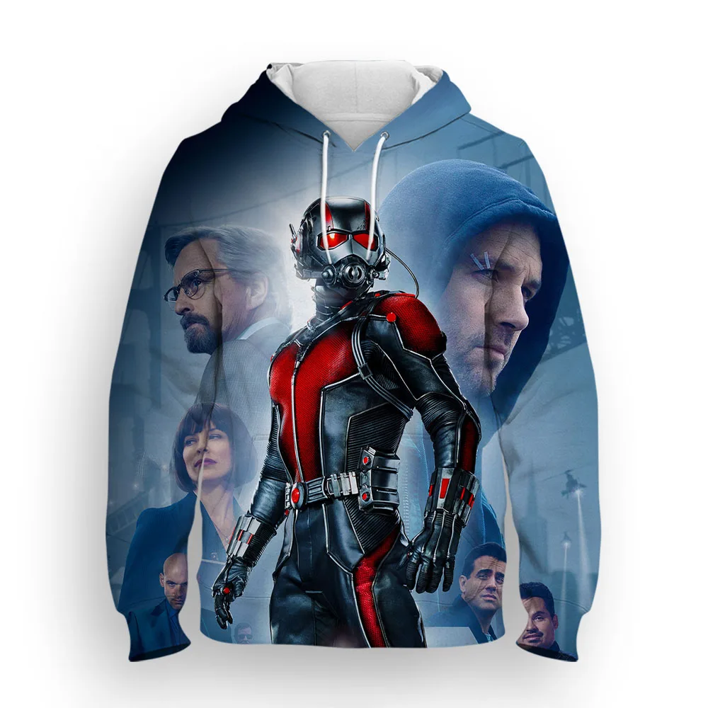 

Мужская толстовка с 3D-принтом Ant-Man, Повседневная Толстовка большого размера с супергероями для мальчиков и девочек, пуловеры для мужчин на в...