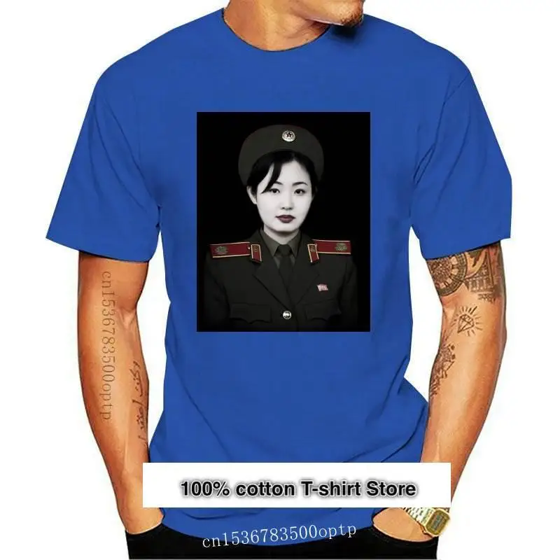 

Camiseta para hombre y mujer, camisa de soldado comunista, de Corea del Norte, DPRK Juche, nueva