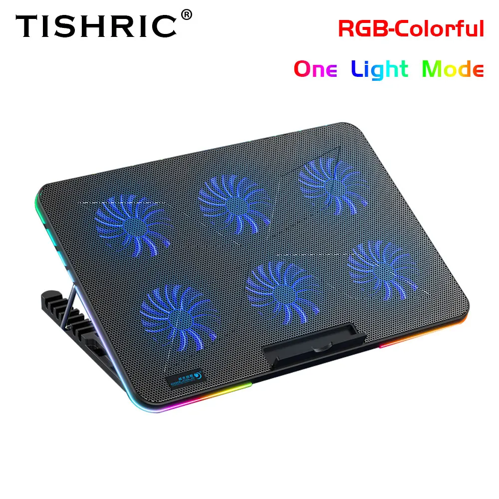 TISHRIC F5 Laptop Cooler Base Cooling Fan Radiator Notebook Stand Notebook Cooler Support Laptop Accessories TISHRIC F5 Laptop Cooler Base Cooling Fan Radiator Notebook Stand Notebook Cooler Support Laptop Accessories