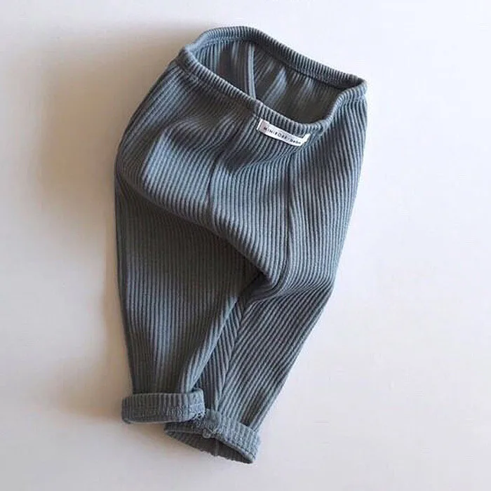 Осенне весенние леггинсы для новорожденных девочек и мальчиков эластичные