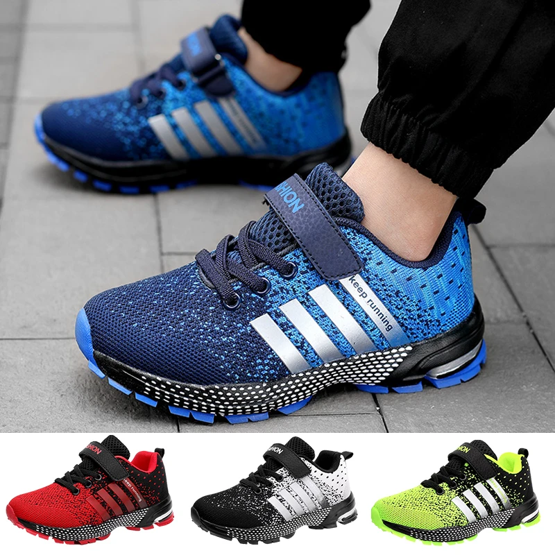 

Fashion Kids Running Shoes For Child Breathable Boys Sneakers Girls Non-slip Outdoor Casual Sports Shoes Teenagers Walking Shoes