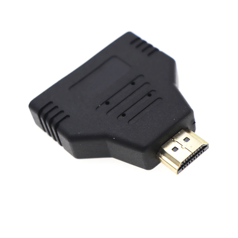1080P 1 HDMI совместимый штекер на 2 гнездовой конвертер адаптер переключатель