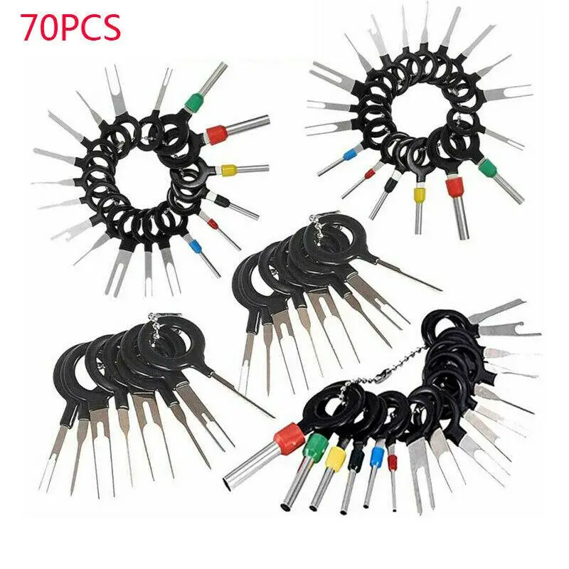 

70pcs/set Car Pin Ejector Wire Kit Auto Terminal Removal Connector Set