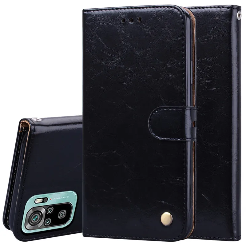 Leather Wallet Flip Case For Xiaomi Redmi Note 10 Pro Case Card Holder Magnetic Book Cover For Redmi Note 10 Pro Max 10S Case