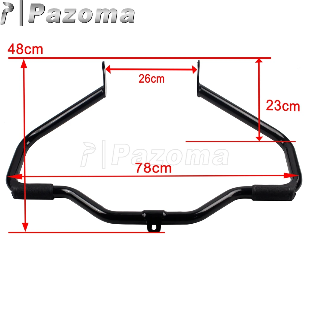 32 мм хромированный аварийный бампер для шоссе защита двигателя Harley Softail Fat Bob Deluxe