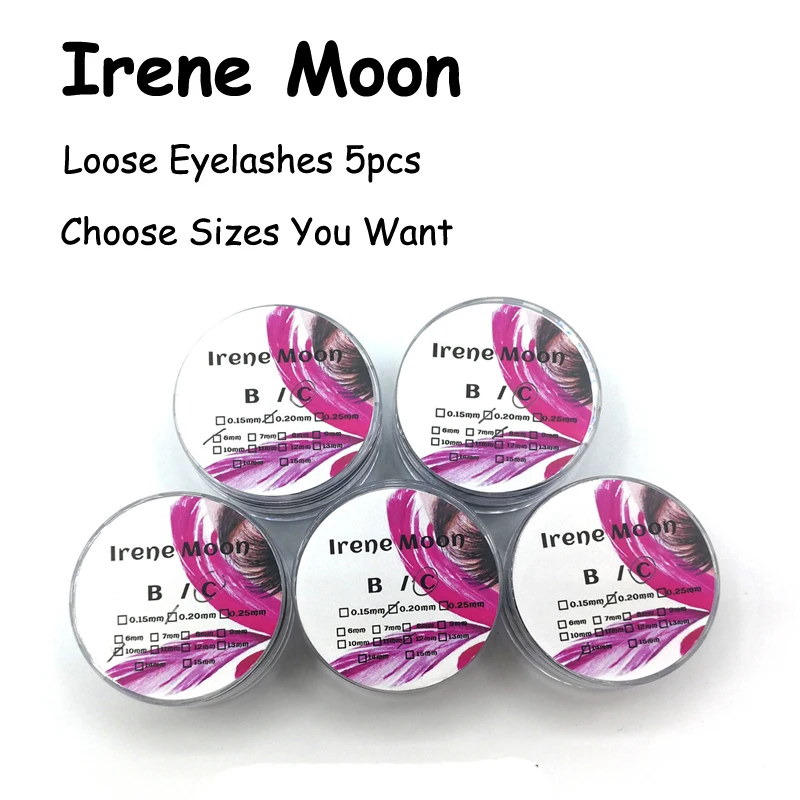 5 шт./лот шелк Черный Индивидуальный Накладные ресницы наращивания волос сыпучих