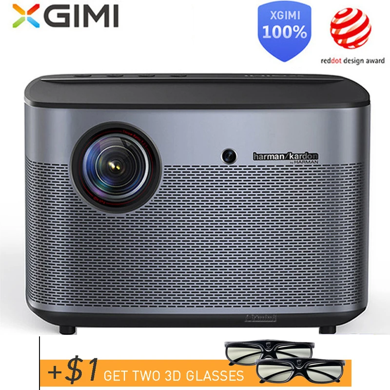 DLP проектор XGIMI H2 1080p Full HD 3D 4K видеопроектор Android tv Bluetooth Wi Fi домашний