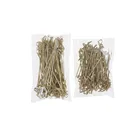 100 шт. Одноразовые Бамбуковые Галстуки, искусственные вилки для коктейлей, еды, фруктов, вилки, палочки для буфета, топперы для кексов