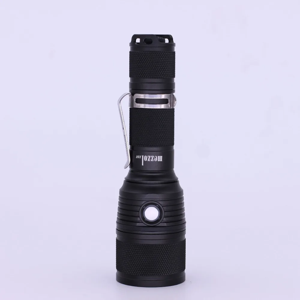 Mezzol X6R SST40 1400LM USB Перезаряжаемый светодиодный светильник-вспышка для самообороны, светильник для кемпинга, лампа для велосипеда