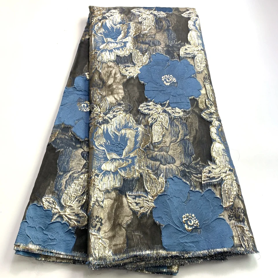 Африканская Высококачественная кружевная ткань из парчи новейшая вышивка