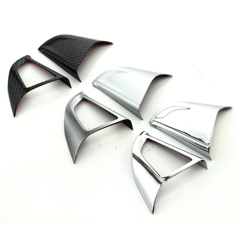 Foal Burning Car Chrome Steering Wheel Protective Cover Trim Car Sticker for Chevrolet Cruze Sedan Hatchback 2009 - 2015 Trax image 2