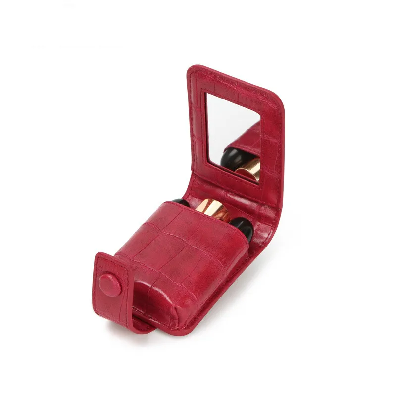 Косметичка для губной помады с зеркалом дорожный мешок органайзер из