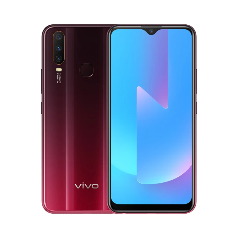 Оригинальный Vivo U3x мобильный телефон 6 35 дюймов Экран 3 ГБ + 32 Snapdragon665 Octa Core 5000 мА/ч