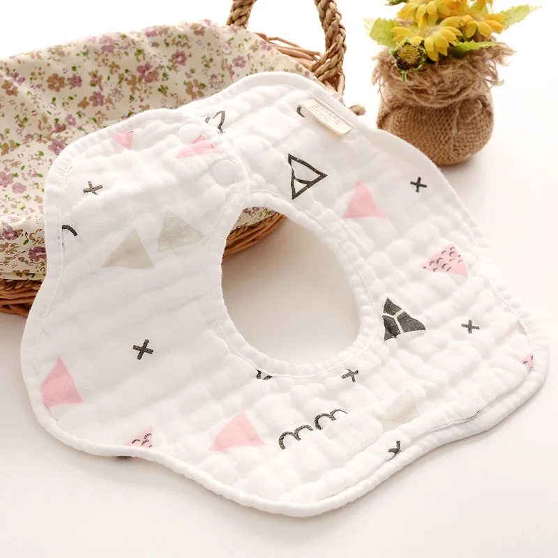

Saliva Towel Bandana Bibs 360 Degree Soft Breathable for Children Baby Feeding NSV775