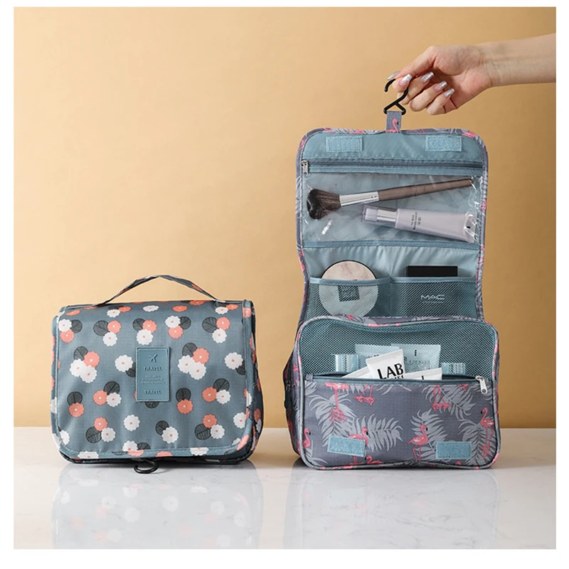 

Женские портативные косметички, дорожная косметичка, органайзер для туалетных принадлежностей, водонепроницаемый подвесной органайзер дл...