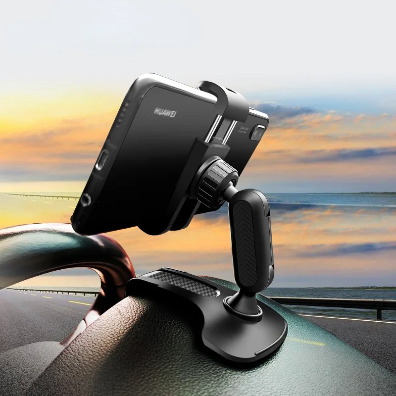 

Multifunctional Car Phone Holder Clip Car Smartphone Stand Adjustable Auto Phone Bracket Auto Stand Rear View Mirror Mount