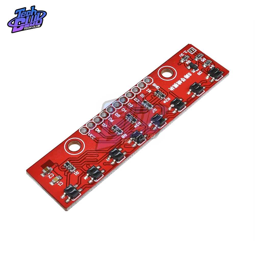 Модуль отслеживания 8-канальный инфракрасный датчик обнаружения сделай сам