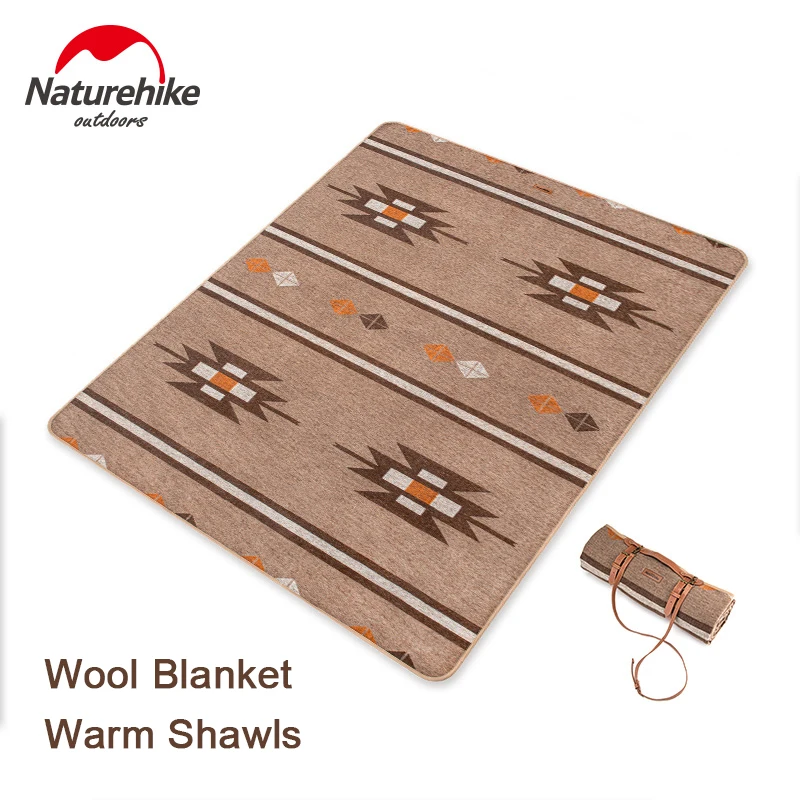 Naturehike Зимняя шерстяная одежда с отложным воротником Одеяло утепленные 1 95 кг