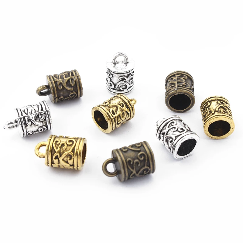 20 шт. тибетские серебряные/Бронзовые/Золотые застежки бусины кисточки шапочки