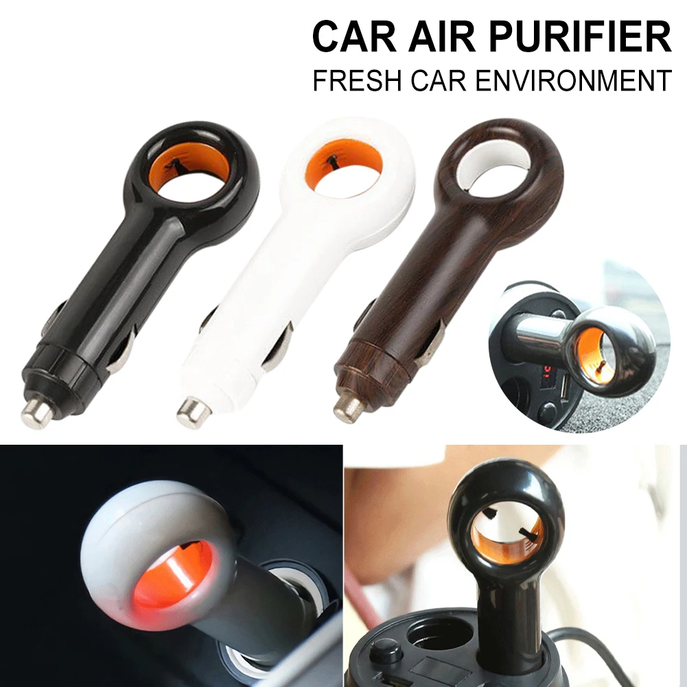 

Negative Ion Car Air Purifier Portable Air Freshener Car Lighter Air Filter Ionizer for OdorSmoke Car Interior Accessories