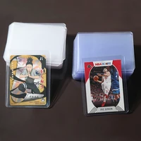 35pt hd film pvc card holder magic card game king protective case collection gold card essential christmas gift for children