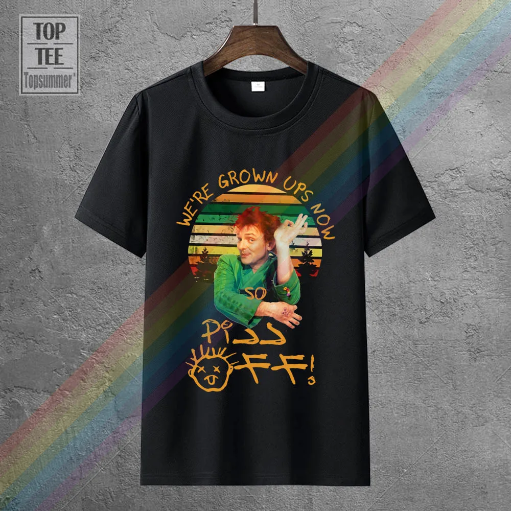 

Drop Dead Fred We'Re Grown Ups Now P*Ss Off T Shirt Black Cotton Men S 6Xl