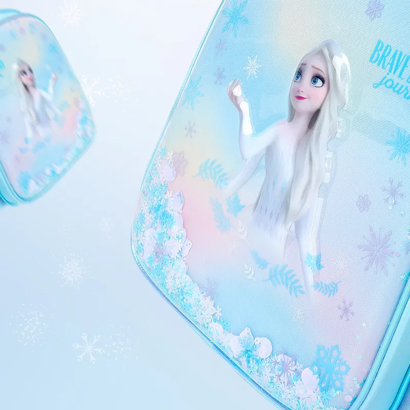 2022 Disney New Frozen II School Bags For Girls Elsa Anna Primary Student Shoulder Orthopedic Backpack Large Capacity Mochilas