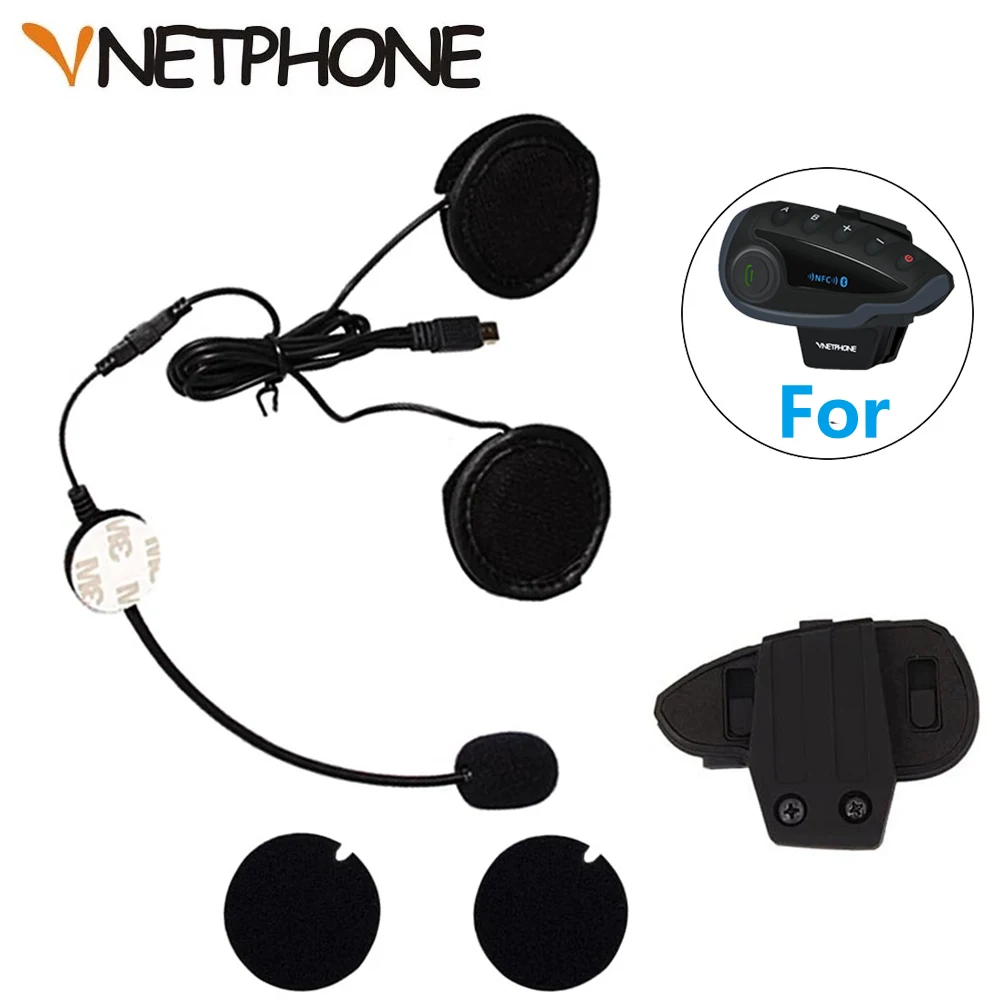 10Pin мини USB разъем микрофон динамик гарнитура и шлем внутренняя связь зажим для