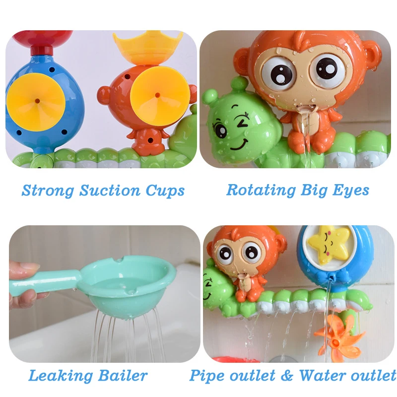 Детская игрушка для ванны Водопад с двумя штабелируемыми чашками|Игрушки ванной|