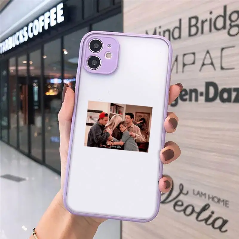 

American friends tv show Phone Case matte transparent For iphone 7 8 11 12 plus mini x xs xr pro max cover