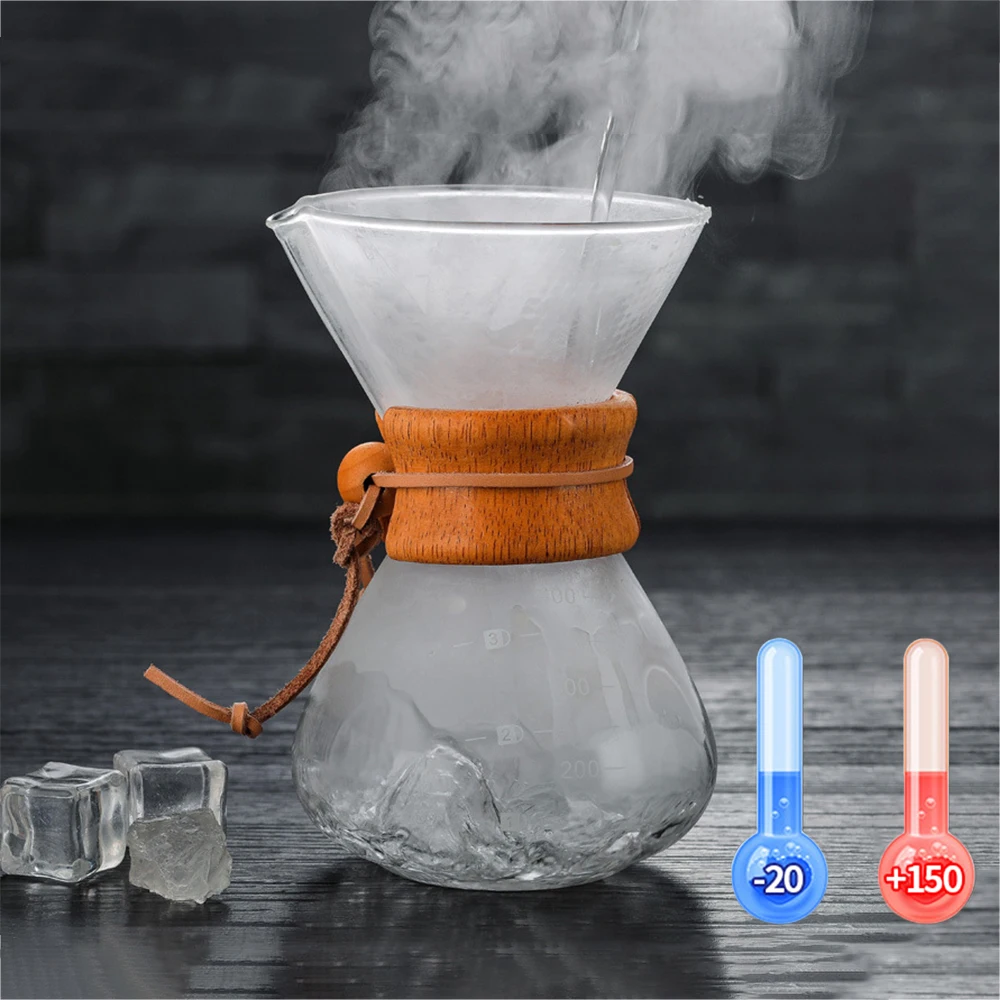 Cafeteira de vidro resistente 400ml, cafeteira com filtro de aço inoxidável, utensílios de bar e cozinha
Cafeteira de vidro resistente 400ml, cafeteira com filtro de aço inoxidável, utensílios de bar e cozinha