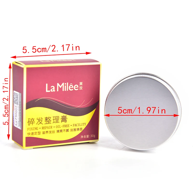 

Men Women Pomade Cream Rapid Fixed Hair Not Oily Smell Fresh Broken Hair Wax