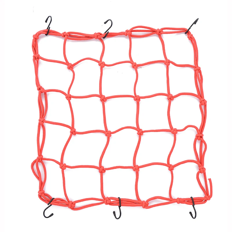 

Motorcycle Packing Web Hold Down Net 40 x 40cm Bungee Black