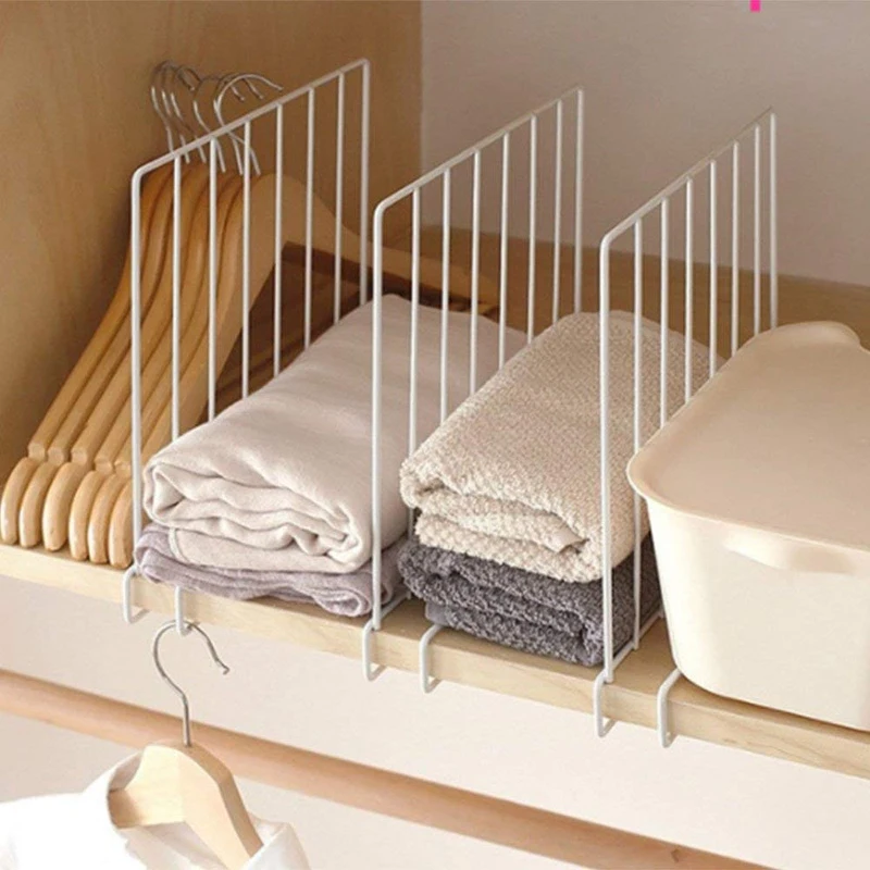 Полка разделитель для шкафа деревянная полка органайзер полки из металлической