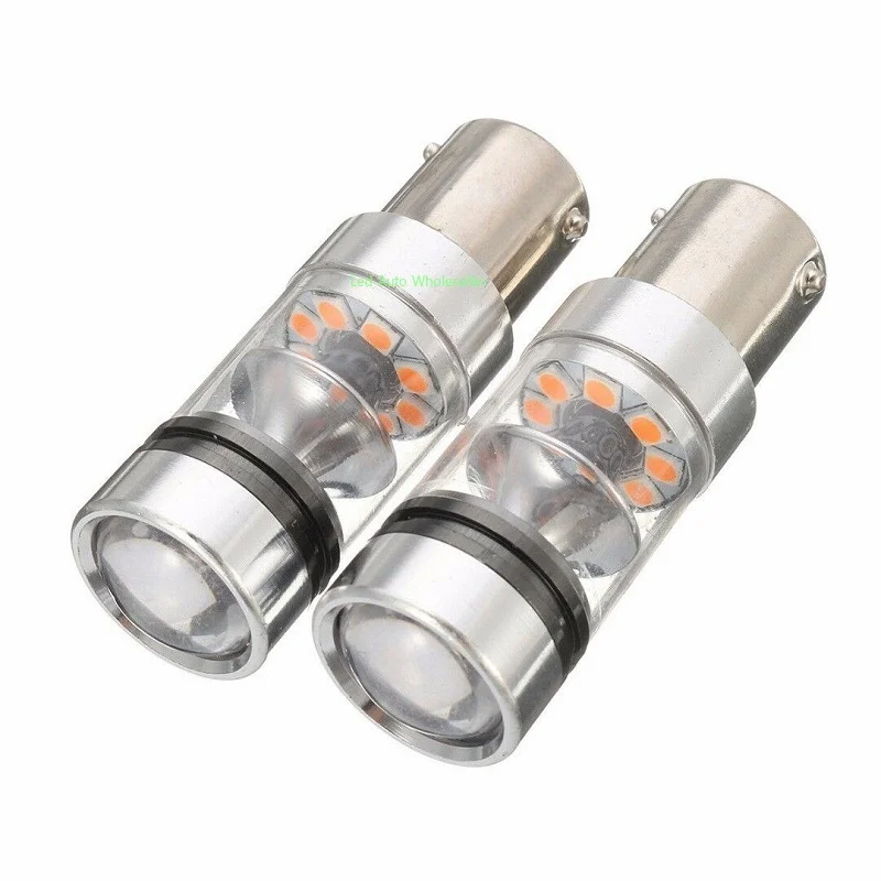 2 шт. 1156 BA15S P21W R5W 1200LM светодиодный лампы Противотуманные фары Дневные Фары