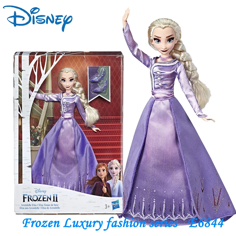 Оригинальная модная серия Disney 2 Холодное сердце кукла Анна Эльза на высоких