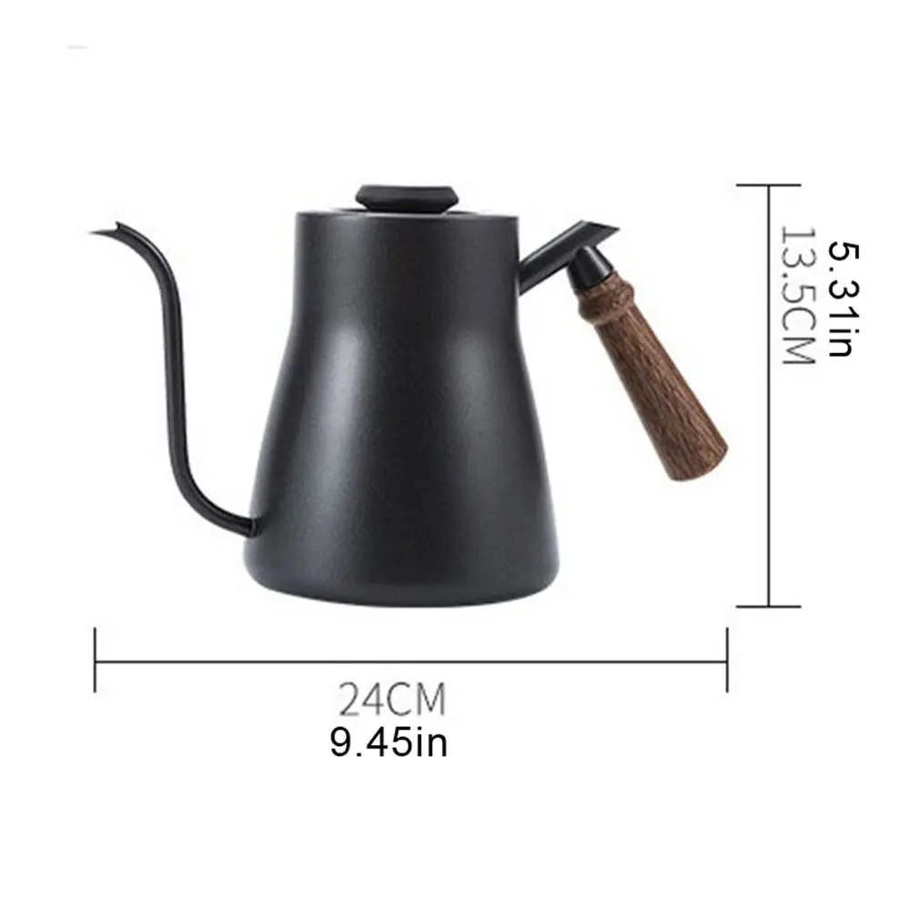 

Household Hanging Ear Mini Stainless Steel Hand-made Coffee Pot Drip Type Long-mouthed Pot Kitchen Tool Coffee Maker