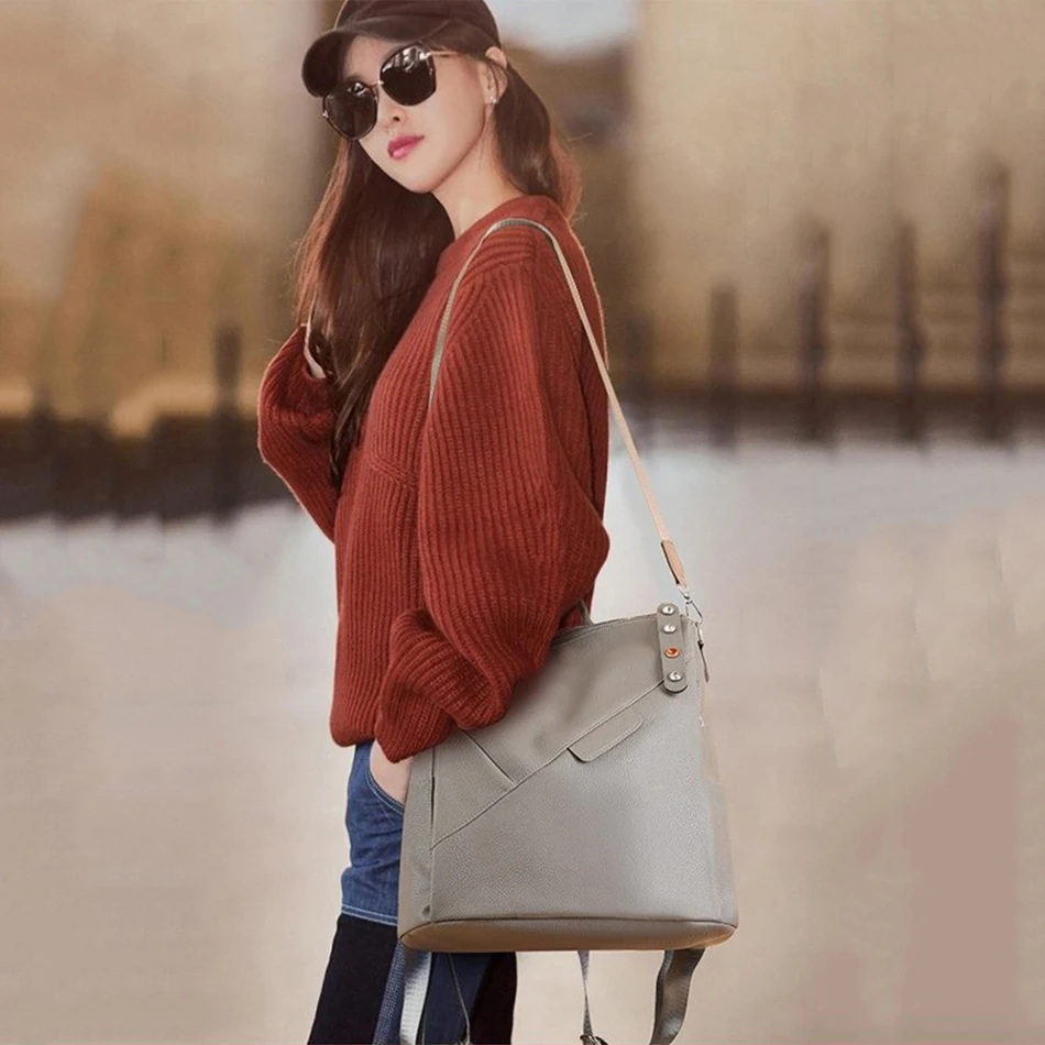 Многофункциональный Женский Повседневный рюкзак высокого качества из мягкой