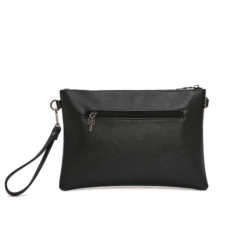 Модные уличные заклепки модные кожаные сумки для захвата молодых мужчин и женщин