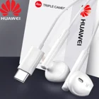 Наушники Huawei Cm33, оригинальная гарнитура с микрофоном, кабель USB Type-C, наушники-вкладыши для Mate 10, 20 Pro, 20, X, RS, P 10, 20, 30, Note 10