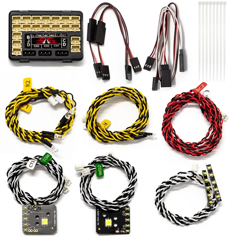 Toprc подходит для 1/10 имитации альпинистского автомобиля Trax для TRX-4 G500 светильник ры для TRX4 G500