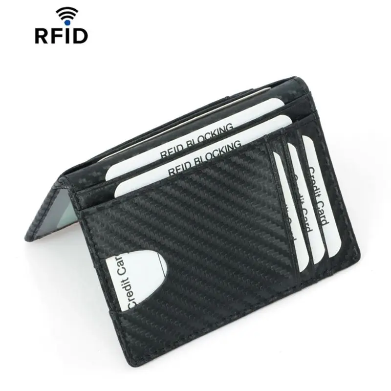 THINKTHENDO мужской тонкий чехол из искусственной кожи для кредитных карт и
